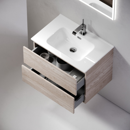 Тумба под раковину Sancos Urban UR60EG 60х50 подвесная цвет коричневый